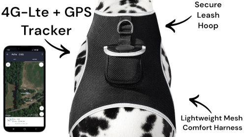 Realtime Pet Surveillance Pet Tracker Mini GPS Dog Tracking Collar Device Size:M