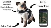 Waterproof Pet Tracker GPS GSM Collar Tracking Device for Your Dog/Cat Size:XS