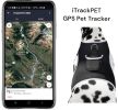 Handy Dog Trackers - Waterproof Pet Tracker Pocket GPS Pet Tracking Device Size:M