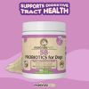 Probiotics for Dogs & Puppies Extra Strength 9 Species 5 Billion CFU per Scoop of Dog Probiotics and Digestive Enzymes for Dogs Support Fiber for Dogs