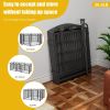 Dog Playpen Indoor 32 inch 8 Panels Metal Dog Pen Pet Dog Fence Outdoor Exercise Pen with Doors