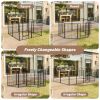 Dog Playpen Indoor Outdoor, 32" Height 8 Panels Fence with Anti-Rust Coating, Metal Heavy Portable Foldable Dog Pen for Large