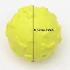 Rubber Squeaky Dog Ball Creative Funny Dog Bite Ball Pet Chew Ball Toy Bite Resistant Ball Pet Chew Squeaky Toy