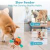 Dog Tumbler Toys, Interactive Dog Puzzle Toys for Small Medium Large Dogs, Leaky Dog Toys, Multifunctional Dog Frisbee Toys for Training