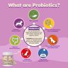 Probiotics for Dogs & Puppies Extra Strength 9 Species 5 Billion CFU per Scoop of Dog Probiotics and Digestive Enzymes for Dogs Support Fiber for Dogs