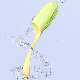 Pet Silicone Tooth Cleaning Care Finger Wrap Cat Dog Oral Cleaning Toothbrush Tool Dog Cat Finger Toothbrush Supplies  Dog Toothbrush Kit (Color: Yellow)