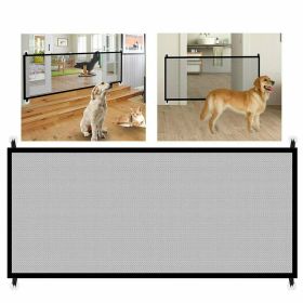 Pet Dog Fence Gate Safe Guard Safety Enclosure Dog Fences Dog Gate The Ingenious Mesh Magic Pet Gate Pet Supplies Dropshipping (default: default)